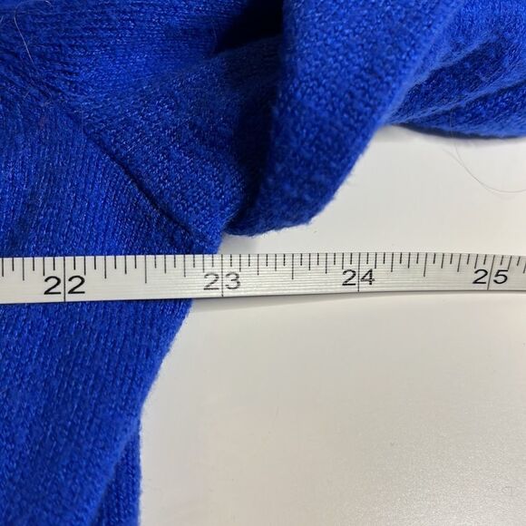 Faded Glory blue button front long sleeve V-neck cardigan light weight plus size - Picture 11 of 12